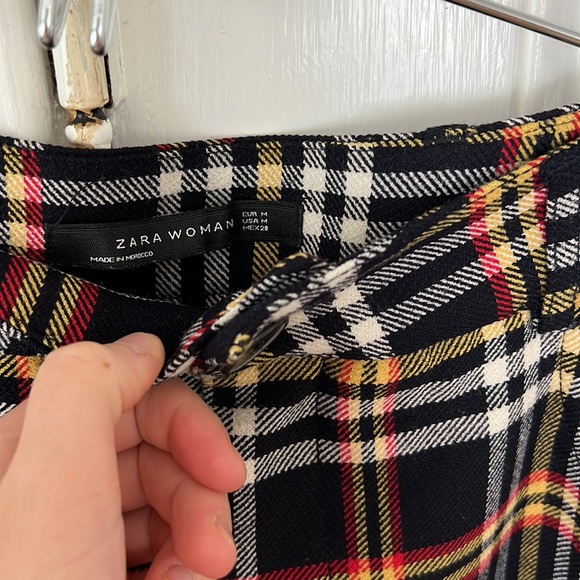 Zara Plaid Wide Leg Pants - Picture 2 of 2